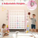 4-in-1 Jumbo Garden Game with Carry Bag – Pink