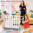 4-in-1 Jumbo Garden Game with Carry Bag – Pink