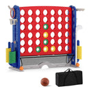 4-in-1 Jumbo Garden Game with Carry Bag – Red