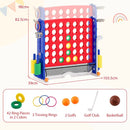 4-in-1 Jumbo Garden Game with Carry Bag – Red