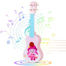 53 cm Kids Ukulele with Nylon Strings – Pink + Light Blue