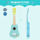 53 cm Wooden Kids Ukulele – Light Blue