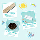 53 cm Wooden Kids Ukulele – Light Blue