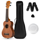 Mahogany Soprano Ukulele with Bag and Accessories – Natural