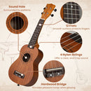 Mahogany Soprano Ukulele with Bag and Accessories – Natural