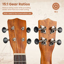 Mahogany Soprano Ukulele with Bag and Accessories – Natural