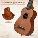 Mahogany Soprano Ukulele with Bag and Accessories – Natural