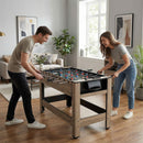 124cm Swivel Foosball and Billiards Game Table – UY10272BN