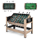124cm Swivel Foosball and Billiards Game Table – UY10272BN