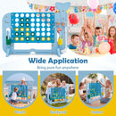 4-in-1 Jumbo Garden Game with Cup Holders – Blue