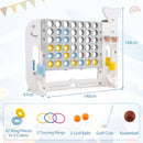 4-in-1 Jumbo Garden Game with Cup Holders – Grey