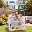 4-in-1 Jumbo Garden Game with Cup Holders – Grey