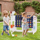 4-in-1 Jumbo Garden Game with Cup Holders – Navy