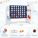 4-in-1 Jumbo Garden Game with Cup Holders – Navy