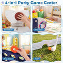 4-in-1 Jumbo Garden Game with Cup Holders – Navy