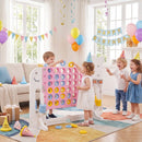 4-in-1 Jumbo Garden Game with Cup Holders – Pink