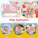 4-in-1 Jumbo Garden Game with Cup Holders – Pink