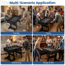 121cm Folding Foosball Table with Reinforced Legs – UY10282BK