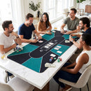 180 cm Roll-Up Poker Mat with Carrying Bag – Green