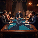 180 cm Roll-Up Poker Mat with Carrying Bag – Green