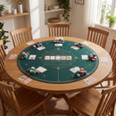 Round Poker Mat with Carrying Bag – Green / 100 cm