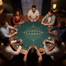 Round Poker Mat with Carrying Bag – Green / 120 cm