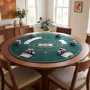 Round Poker Mat with Carrying Bag – Green / 120 cm