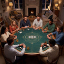 Round Poker Mat with Carrying Bag – Green / 140 cm