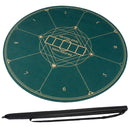 Round Poker Mat with Carrying Bag – Green / 140 cm