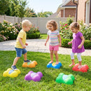 6-Piece Butterfly Kids Balance Stepping Stones – Multicolour