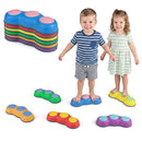 6-Piece Peanut Kids Balance Stepping Stones – Multicolour