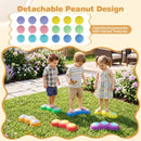 6-Piece Peanut Kids Balance Stepping Stones – Multicolour
