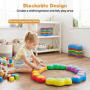 6-Piece Peanut Kids Balance Stepping Stones – Multicolour