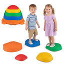 5-Piece Crab Kids Balance Stepping Stones – Multicolour