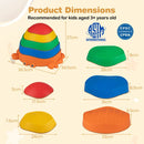 5-Piece Crab Kids Balance Stepping Stones – Multicolour