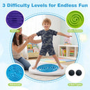 Kids Balance Board with Three Maze Discs – Multicolour