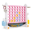 4-in-1 Jumbo Garden Game with Adjustable Height – Pink