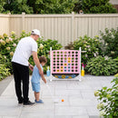 4-in-1 Jumbo Garden Game with Adjustable Height – Pink