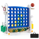 4-in-1 Jumbo Garden Game with Adjustable Height – Grey