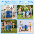 4-in-1 Jumbo Garden Game with Adjustable Height – Grey