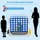 4-in-1 Jumbo Garden Game with Adjustable Height – Grey