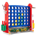 4-in-1 Jumbo Garden Game with Adjustable Height – Red