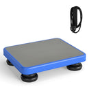 Kids Mini Trampoline Rebounder Board with Elastic Rope – Blue