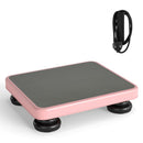 Kids Mini Trampoline Rebounder Board with Elastic Rope – Pink