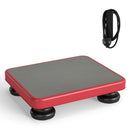 Kids Mini Trampoline Rebounder Board with Elastic Rope – Red