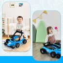 4-in-1 Racing Car Baby Walker with Music and Lights — Blue — image 5