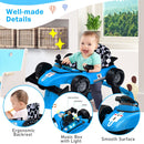 4-in-1 Racing Car Baby Walker with Music and Lights — Blue — image 10