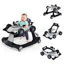 4-in-1 Racing Car Baby Walker with Music and Lights — Grey — image 2