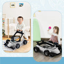 4-in-1 Racing Car Baby Walker with Music and Lights — Grey — image 5