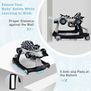 4-in-1 Racing Car Baby Walker with Music and Lights — Grey — image 8